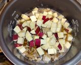 さつま芋と鮭と舞茸の炊き込みご飯作り方3写真