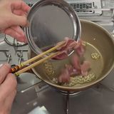 砂肝としめじのねぎ塩レモン炒め♪作り方2写真