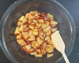 レンジで簡単！皮ごとりんごジャム作り方4写真