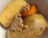 新じゃがいもとひき肉の肉じゃが⭐︎皮付きで作り方7写真