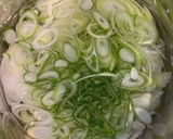 豚肉と長ねぎの梅肉和え作り方3写真