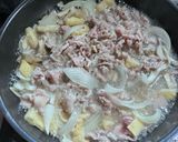 今日の晩御飯!簡単!豚肉ときのこの卵あんかけ作り方3写真