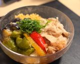 ナスと万願寺の揚げ浸し素麺作り方6写真