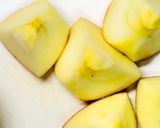 栄養MAX: りんごのシン・スターカット作り方7写真