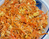 簡単　調味料2つ　わが家の人参しりしり作り方7写真
