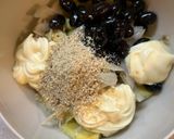 黒豆リメイク　さつまいもと黒豆のサラダ作り方5写真