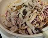 豚肉とオクラとイカの肝醤油炒め作り方6写真