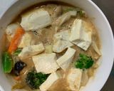 お一人様クリーミー梅炒飯味豆腐野菜炒め作り方20写真