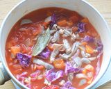 トリッパ風　豚ガツと野菜のトマト煮込み♪作り方6写真