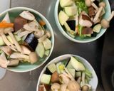 肉無豆腐簡単中華風棒棒鶏味野菜炒め作り方10写真