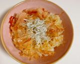 しらすの海鮮サラダ＆バター醤油ご飯💗作り方5写真
