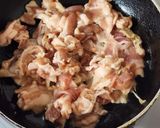 にんにくの芽と豚肉のだしマヨ炒め!作り方3写真