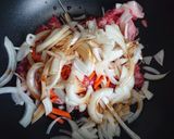 薬味のせ簡単牛丼作り方1写真