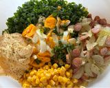 有り合わせの材料で主食のマカロニサラダ作り方5写真
