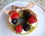 ほうれん草のリースケーキ(犬用)作り方5写真