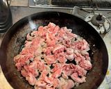 豚細切れ肉で生姜焼き(玉ねぎ入り)作り方4写真