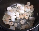 海鮮トマト白滝パスタ作り方3写真