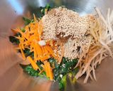 さつまいも入りほうれん草のごま和え作り方5写真