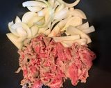 簡単夕食・おつまみ★フライパンで甘辛〜肉豆腐作り方4写真