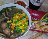 お一人ランチ台湾・好吃！鴨の春雨ヌードル作り方3写真