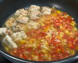 鶏肉のトマト鍋作り方5写真