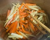 パリポリ食感♪調味料黄金比！甘めのきんぴらごぼう作り方2写真