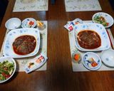 豆苗と山芋とミニトマトのサラダ作り方3写真