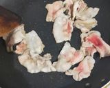 ナスと豚バラのキムチ炒め作り方2写真