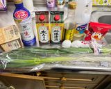 唐揚げ君🍗入りニラ玉炒め😃作り方1写真