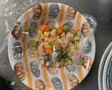 レンジ簡単ミラノ風ドリア味オムライス弁当作り方2写真