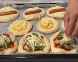 HBで生地作り ピザ＆卵＆ウインナーパン作り方17写真