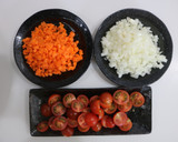 カレー風味のしっとりおから炒め♪作り方1写真