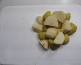 カボチャとポテトの玉子乗せサラダ作り方1写真
