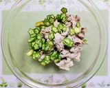 痩せ飯！簡単夕飯オクラなす豚しゃぶレモン和え作り方8写真