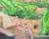 アンチョビ香る★菜の花のペペロンチーノ♬作り方12写真