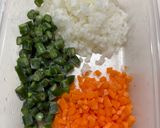 【簡単作り置き】鶏挽肉ともずく焼き作り方1写真