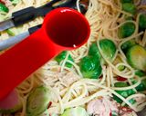 ツナと芽キャベツの和風パスタ作り方5写真