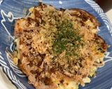 オートミール消費　油不要お好み焼き作り方6写真