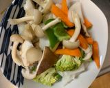 お一人様クリーミーおこわ味豆腐野菜炒め作り方10写真