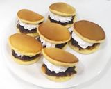 HMで☆簡単ミニクリームどら焼き作り方3写真