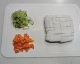 ふわふわはんぺん汁作り方1写真