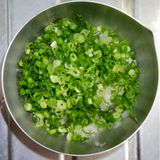 大根おろしとねぎまみれ！鶏もも肉のソテー作り方4写真