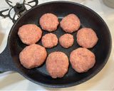 子ども大好き⭐︎びっくりドンキーハンバーグ作り方2写真