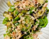 簡単☆ナスとピーマンと鰹節の味噌炒め作り方4写真