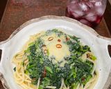 簡単20分⭐︎ほうれん草のくたくた煮パスタ作り方8写真