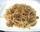 もやしの肉味噌炒め作り方5写真