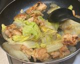 鶏もも肉と白菜の旨塩炒め作り方5写真