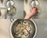 牡蠣と舞茸のバタポン焼き作り方1写真