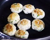 ふわふわ♡ はんぺんと豆腐の大葉味噌焼き作り方3写真