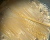 鮭ときのこの豆乳ワンパンパスタ作り方6写真